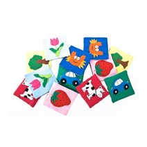 같은 그림 짝찾기 헝겊그림카드 인지놀이 인지놀이 헝겊교구 같은그림찾기 놀이교구 그림카드