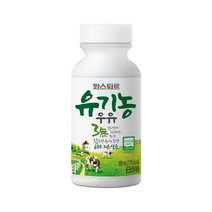 파스퇴르 저온살균 유기농우유 180ml, 8개