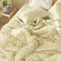편생 국내생산 꽃무늬 가을 간절기 이불 세트