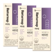 CJ 리턴업 발효플러스 비타민 60+ 영양제, 120정, 3박스
