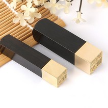 동목 사각도장 회사 직인 개인 막도장, 고인체