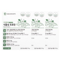 대웅생명과학 식약처인증 식물성 프로틴 독일사 완두단백 칼슘 마그네슘 단백질 분말 파우더, 3개, 식물성 프로틴 210g