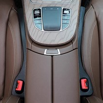 튜모 차량용 사이드쿠션 우레탄 분실방지 시트 틈새막이, 블랙 1+1