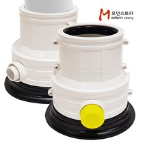 모던스토리 베란다 우수관 하수구 개폐기 중형 75파이(둘레27cm~29cm), 1개