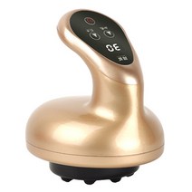 TIGER 부항 괄사 마사지기 전신적용 건강관리기 무선 USB충전식, 금색+오일2개