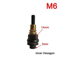 AlaRui-M6 M8 리벳 너트 건 수동 리벳터 탄소강 원통형 꽃잎 전기 드릴 내부 육각 풀로드, 맞는 탄소강, M6 도구