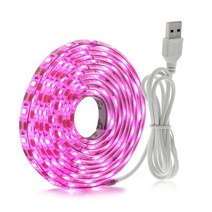 식물성장램프 실내 usb phytolamps 5v led 라이트 스트립 2835 칩 1m 2m 3m led 수경 온실 묘목 phyto 테이프, 방수