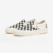 [국내정식매장] VANS 남녀공용 운동화 [무료반품] 슬립온 VR3 - (체커보드) 블랙:마쉬멜로우 VN0007NC1KP1 Slip-On CHECKERBOARD BLACKMARSH