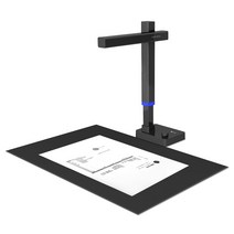 분광광도계 분광계 CZUR 샤인 울트라 프로 북 24MP 문서 휴대용 USB 스캔 최대 A3 높이 조절 가능, 1.Black