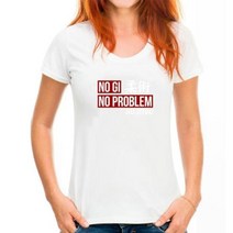 주짓수 도복 미니멀 남성 Tshirt Jiu Jitsu No Gi Problem Train