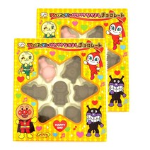 후지야 호빵맨 파쿠파쿠 나카요시 초콜릿 Fujiya Anpanman Pakupaku Nakayoshi Chocolate 54g 2팩