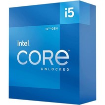 인텔 코어 12세대 i5-12600K 데스크탑 프로세서 10 (6P+4E) 코어 CPU 정품, 기본