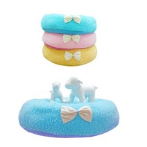 대형견 소형견 두마리 다둥이 집 방석 XXL 하우스 반려동물침대, 노랑