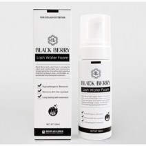 다이아뷰티 블랙베리 버블 래쉬샴푸 래쉬케어 전처리제, 블랙베리 버블 래쉬샴푸 (브러쉬1개 포함)