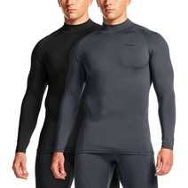 테슬라 언더레이어 기모 터틀넥 골프이너웨어 2팩 TM-YUT22