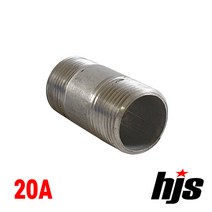 국산 스텐 중닛불 20A / SUS 스텐레스 니플 닛풀 니풀 무독성 부속 연결