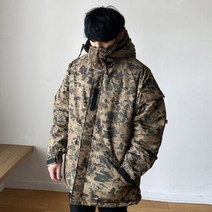 11월 카모플라쥬 보드복 패딩 점퍼 - 빅사이즈
