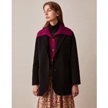 [아떼 바네사브루노 여성] [[22FW]] VLJA2D443BK 블랙 단색 울캐시미어 긴팔 자켓