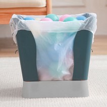 재활용 비닐봉지 휴지통 블루그린_230795EA, 본상품선택