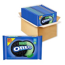 OREO 생일 케이크 크림 초콜릿 샌드위치 쿠키 패밀리 사이즈 355ml(12-17온스) 팩, New