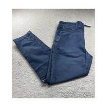 아메리칸 이글 아웃피터스 사이즈 30 플렉스 슬림 리브드 인 블루 카키 팬츠 새상품 택있음 진 미국