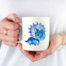 주문제작 공룡머그컵 단체 머그컵, 왼쪽