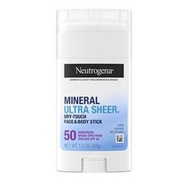 뉴트로지나 울트라 쉬어 터치 SPF50 선크림 스틱 42g 선스크린, SPF 50