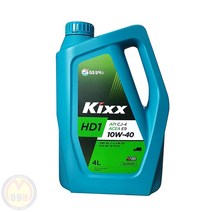디젤 엔진오일 KIXX D1 4L 점도 10W/40 GS-