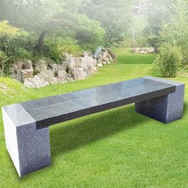WC42 국내산 1800L 고흥석 돌의자 돌벤치 석재 통석 정원 야외 의자 벤치, A타입