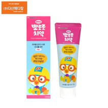뽀로로치약6P(혼합과일향) 유아치약 아동치약, 90g