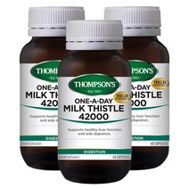 뉴질랜드 톰슨 밀크씨슬 42000mg 60캡슐 / 고함량 엉겅퀴 밀크시슬 3개