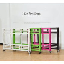 이동식 진열대 매대 가판대 행사용 판매대 옷가게, 업그레이드된 작은 글씨 프로모션