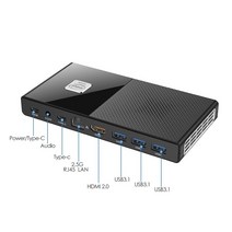 11th 인텔 Gen 펜티엄 N6005 셀러론 N5105 미니 PC 쿼드코어 DDR4 NVMe 윈도우즈 11 프로 컴퓨터 2.5G LAN, 01 Pentium N6000_03 UK, 04 16GB DDR4 No Storage