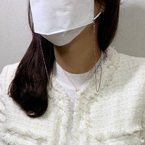 마스크스트랩 마스크줄 마스크끈 마스크악세사리 투톤구슬 MST75, 1개, LikeShopping™ 레드_LS™
