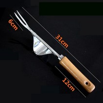 잡초제거 풀뽑는기계 제초쇠스랑 garden weeder tools 잔디 풀러 나무 손잡이 weeding hook weed grass root remover for farm, 다시