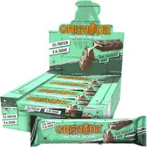 [영국발송] 12개입 그레네이드 카브킬라 프로틴바 다크초콜릿민트 60g Grenade Carb Killa Peanut Nutter protein Bar Dark Chocolate