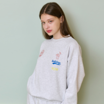 샐러드볼즈 HOLYDAY SWEATSHIRT MELANGE
