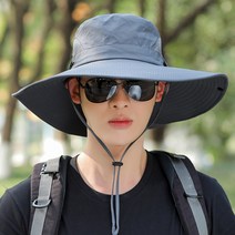 데일리비 시원하고 챙넓은 메쉬라인 사파리 여름 등산 남자모자 여자챙모자 낚시, 차콜