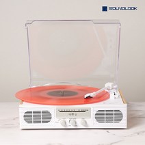 사운드룩 블루투스 LP턴테이블 DOLCE, 화이트