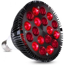 Wolezek 레드 라이트 테라피 18 LED 레드 라이트 테라피 전구 660nm 레드 및 850nm 근적외선 콤보 파장, 한개옵션0