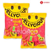 롯데제과 핵짱셔요 미니 195g(13입) 젤리 간식 2개, 단품