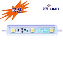 SS LIGHT LED 3구모듈, 1개, 12V고급형 LED3구모듈, JPL(1칩 전구색)