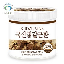 푸른들판 국내산 칡 갈근 뿌리 환 210gx1통 휴대용환통증정, 단품