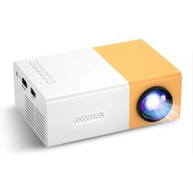 YG300 미니 홈 프로젝터 지원 3D 고화질 1080P 핸드헬드 휴대용 Usb 국제 에디션, 03 YELLOW_03 UK