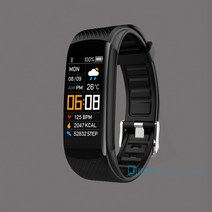 Smart Watch Sport Waterproof Smartwatch Fitness Tracker Watch For Android iOS Heart Rate Monitor, B