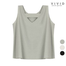 비비드시크릿가너 VIVID 여성 브이 나시 블라우스