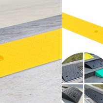 계단 문턱 휠체어 진입판(50X13X3CM) (옐로우) 휠체어용품 장애인보조기기 문턱진입