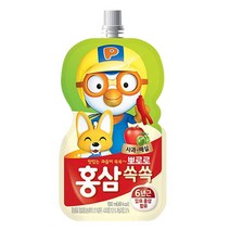 팔도 뽀로로홍삼쏙쏙 사과매실, 100ml, 240개