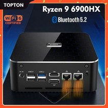 스틱PC 초 미니 PC MINIPC 안드로이드 피시 2023 년 신제품 AMD 6nm 라이젠 9 6900HX 7 프로 6850H 게임용 컴퓨터 DDR5 4800MHz PCIe4., Ryzen 5 PRO 6650U, AU, 16G DDR5 1TB PCIe4.0