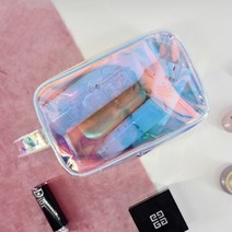홀로그램 방수 PVC 화장품 소품 파우치 PVC파우치 투명파우치 화장품파우치 파우치 PVC화장품파우치 휴대용파우치 미니파우치